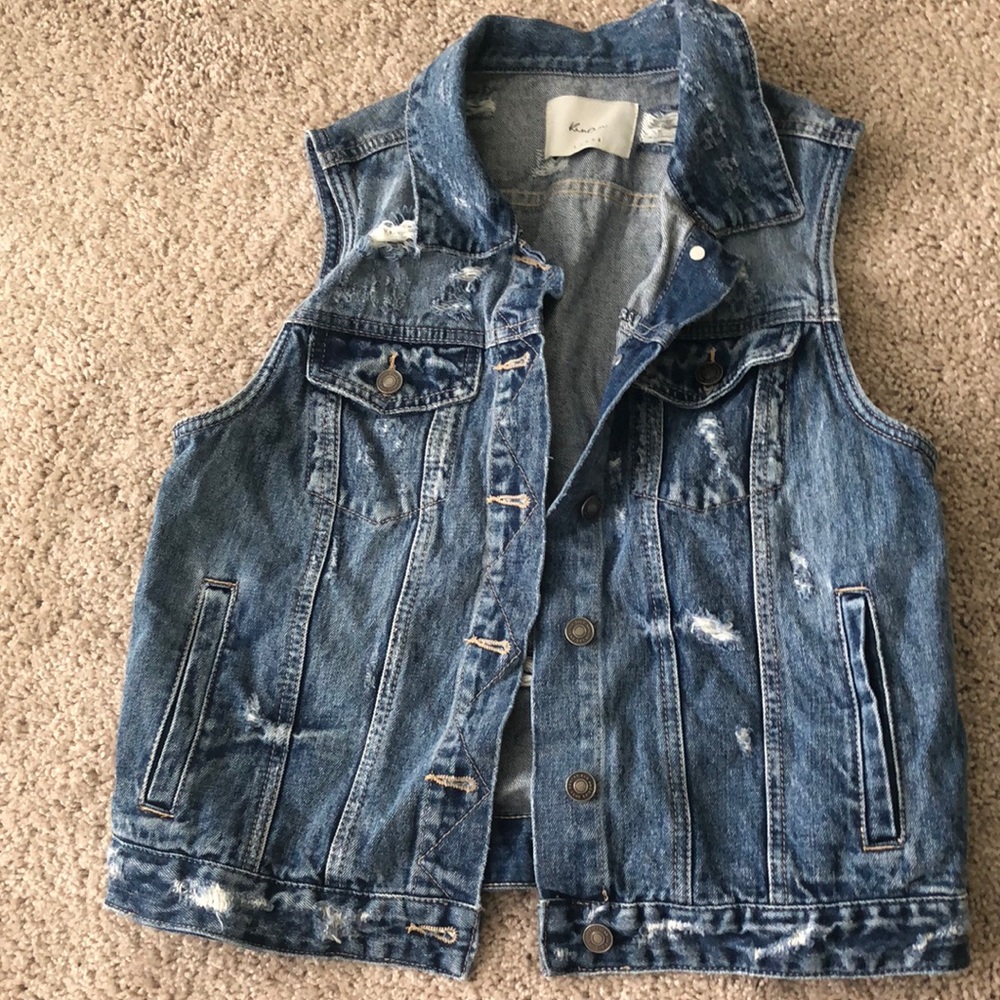 Brand New Jean Jacket Vest
